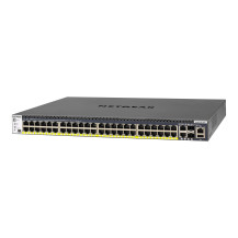 Netgear M4300-52G-PoE+ - Switch - L3 - gestito - 2 x 10/100/1000/10000 + 2 x 10 Gigabit SFP+ + 48 x 10/100/1000 (PoE+)
