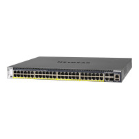 Netgear M4300-52G-PoE+ - Switch - L3 - gestito - 2 x 10/100/1000/10000 + 2 x 10 Gigabit SFP+ + 48 x 10/100/1000 (PoE+)