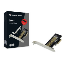 Conceptronic EMRICK M.2-NVMe-SSD-PCIe-Adapter, PCIe, M.2, PCIe 3.0, Cina, Windows 10, Windows 10 Education, Windows 10 Education