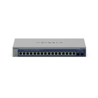 Netgear S3600 Serie XS516TM - Switch - 2+/L3 Lite - Smart - 16 x 10/25 Gigabit Ethernet + 2 x 10 Gb Ethernet SFP+ (Uplink)