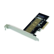 Conceptronic EMRICK M.2-NVMe-SSD-PCIe-Adapter, PCIe, M.2, PCIe 3.0, Nero, Acciaio inossidabile, Passivo, Cina