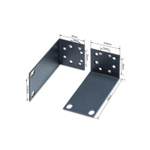TP-LINK Omada RACKMOUNT KIT-13(UN), Montaggio set, Metallo, Nero