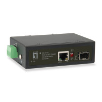 LevelOne IGC-0101 - Convertitore di media - 1GbE - 10Base-T, 100Base-TX, 1000Base-T, 1000Base-X - RJ-45 / SFP (mini-GBIC)