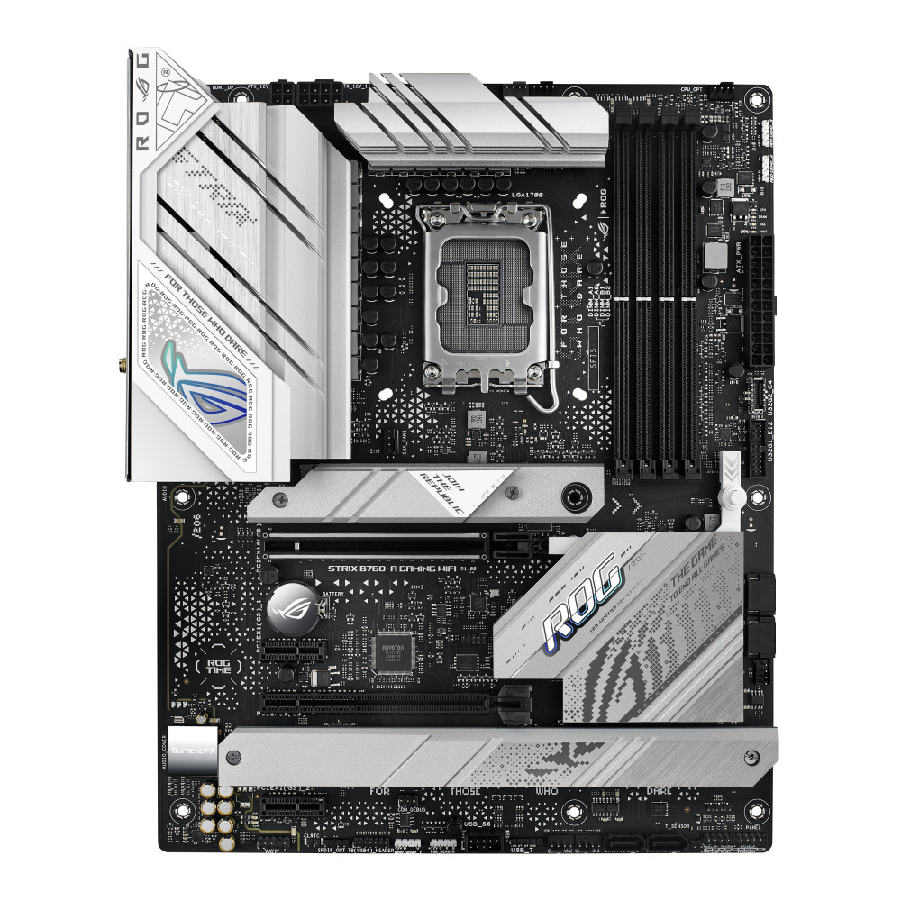 ASUS ROG STRIX B760-A GAMING WIFI - scheda madre - ATX - Sockel LGA1700 - Chipsatz B760 - USB-C 3.2 Gen 2x2, USB 3.2 Gen 2, USB 