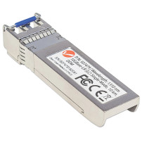 Intellinet Transceiver Module Optical, 10 Gigabit Fiber SFP+, 10GBase-LR (LC)