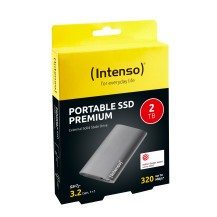 Intenso Premium - SSD - 2 TB - esterno (trasportabile) - 1,8" (4,6 cm)