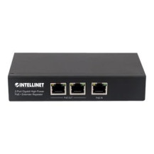 Intellinet 2-Porta Gigabit Alta-Estensore di alimentazione PoE+