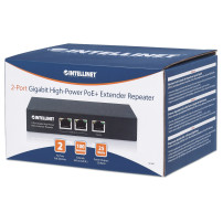 Intellinet 2-Porta Gigabit Alta-Estensore di alimentazione PoE+