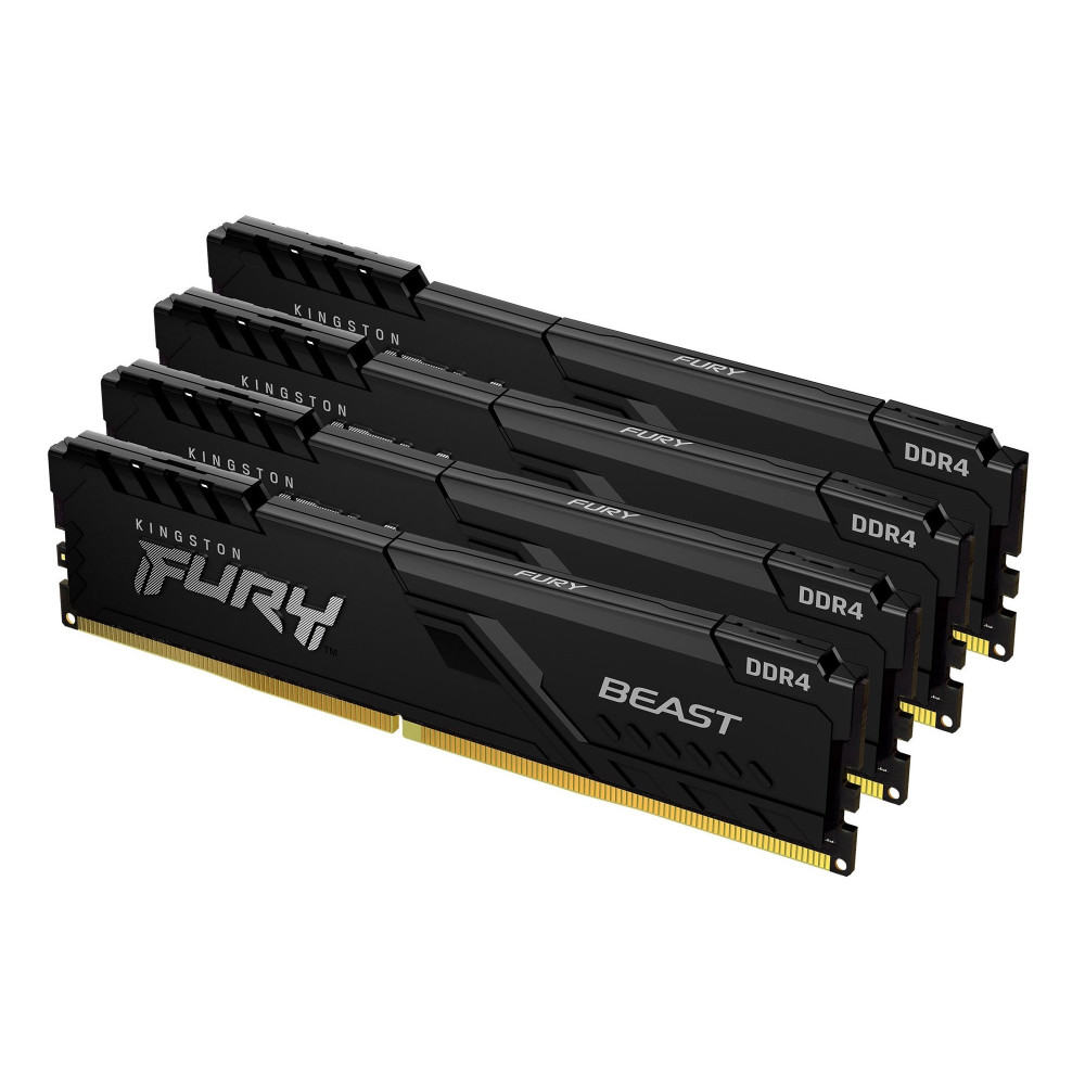 Kingston FURY Beast - DDR4 - kit - 64 GB: 4 x