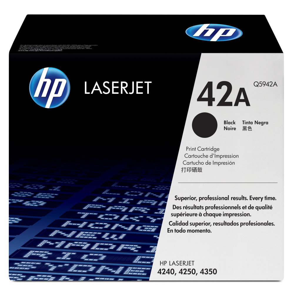 HP Cartuccia Toner originale nero LaserJet 42A HP Cartuccia Toner originale nero LaserJet 42A