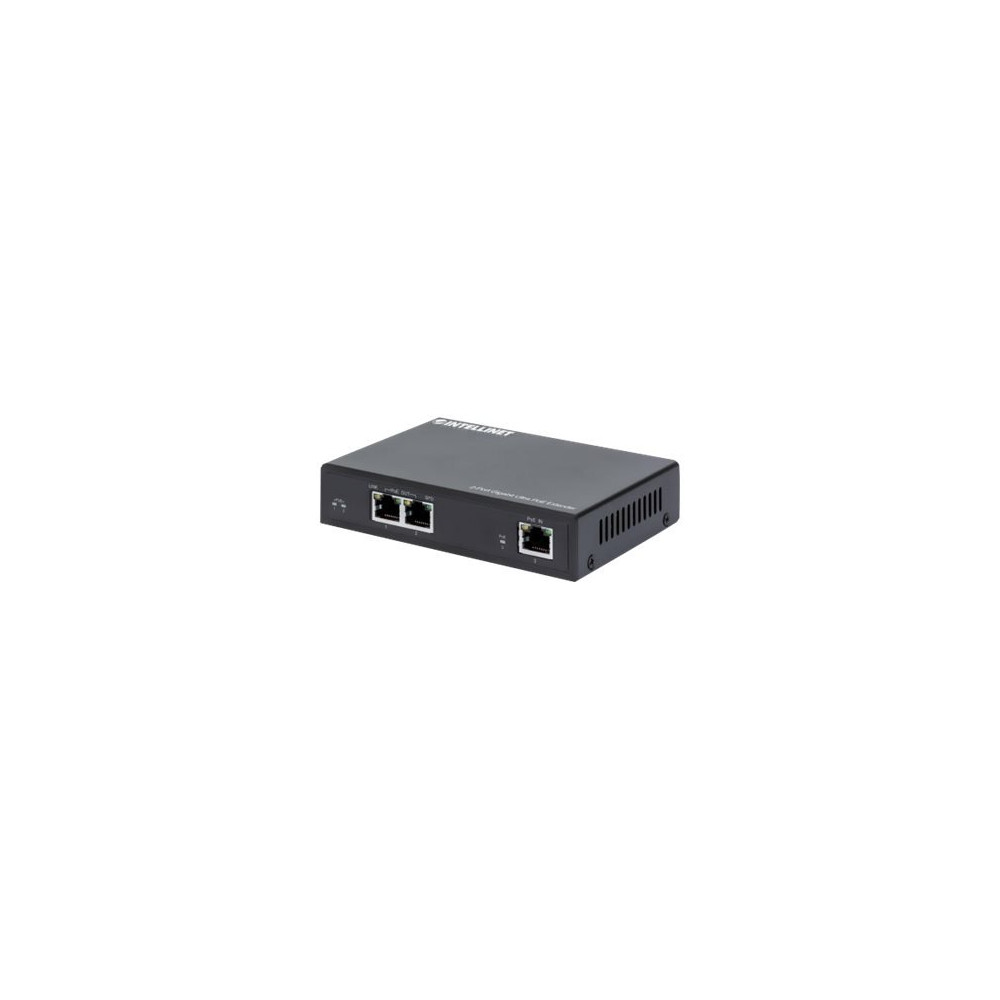 Intellinet 2-Port Gigabit Ultra PoE Extender, Adds up to 100 m (328 ft.)