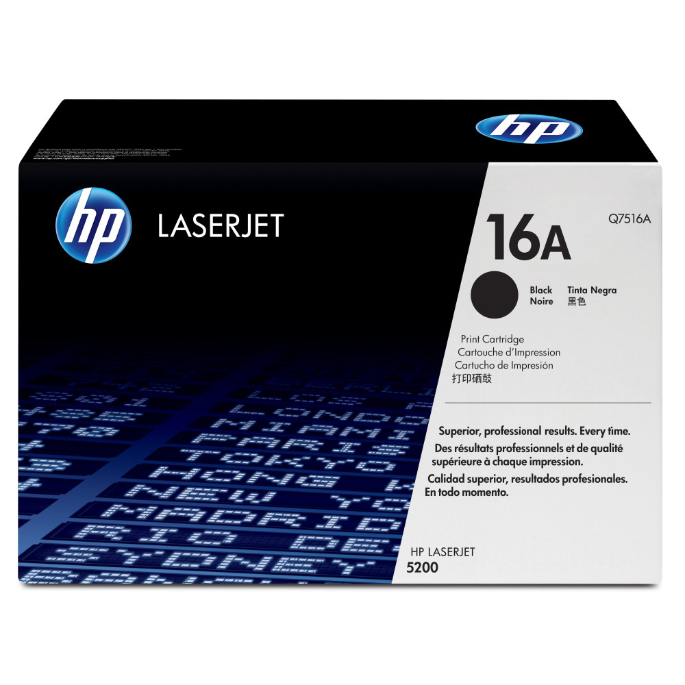 HP Cartuccia Toner originale nero LaserJet 16A HP Cartuccia Toner originale nero LaserJet 16A