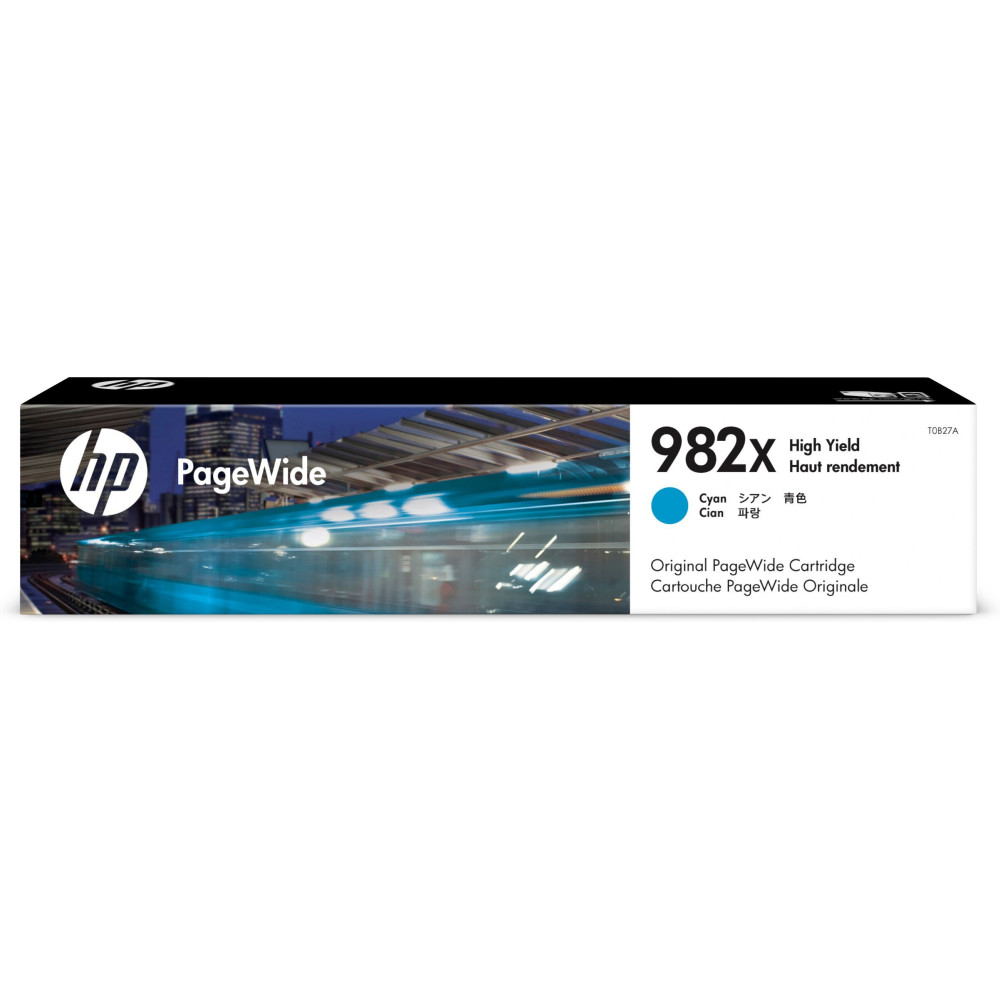 HP Cartuccia ciano originale ad alta capacità PageWide 982X HP Cartuccia ciano originale ad alta capacità PageWide 982X