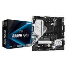 ASRock B550M Pro4 - Scheda madre - micro ATX - Socket AM4 - Scheda madre AMD B550 - USB-C Gen2, USB 3.2 Gen 1, USB 3.2 Gen 2 - L