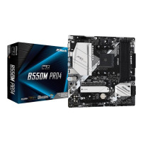 ASRock B550M Pro4 - Scheda madre - micro ATX - Socket AM4 - Scheda madre AMD B550 - USB-C Gen2, USB 3.2 Gen 1, USB 3.2 Gen 2 - L