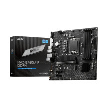 MSI PRO B760M-P DDR4 - Scheda madre - micro ATX - Sockel LGA1700 - Chipset B760 - USB 3.2 Gen 1, USB-C 3.2 Gen2 - LAN Gigabit - 