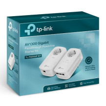 TP-LINK AV1300-Gigabit-Powerline-Kit di adattatore con presa elettrica, 1300 Mbit/s, IEEE 1901, IEEE 802.3, IEEE 802.3ab, IEEE 8