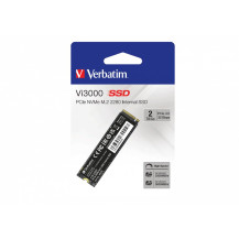 Verbatim Vi3000 - SSD - Resistenza elevata - 2 TB - interno - M.2 2280 - PCIe 3.0 x4 (NVMe)