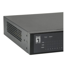 Livello Uno GEP-1051 - Switch - Intelligente - 8 x 10/100 + 2 x Gigabit SFP (Uplink)