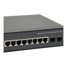 Livello Uno GEP-1051 - Switch - Intelligente - 8 x 10/100 + 2 x Gigabit SFP (Uplink)