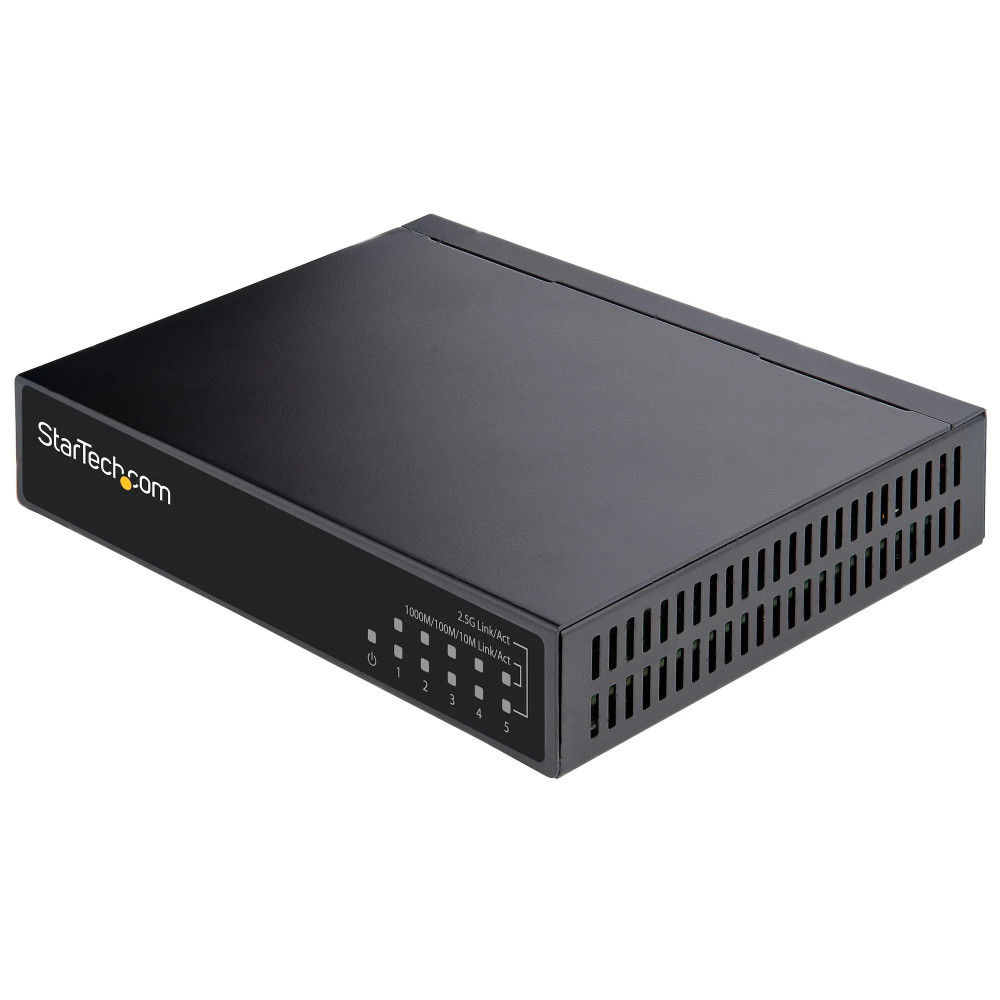 Switch StarTech.com 5 Port Gigabit - Switch non gestito a 2,5 Gbit/s - Office-/Rete domestica/Switch LAN/Distributore da tavolo/