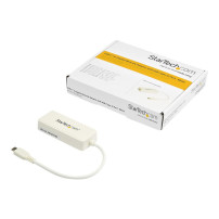 StarTech.com US1GC301AUW Adattatore di rete USB (adattatore Ethernet con connettore aggiuntivo USB, USB 3.0, compatibile Thunder