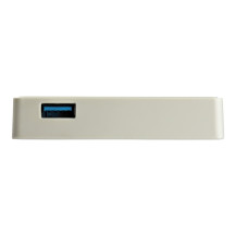 StarTech.com US1GC301AUW Adattatore di rete USB (adattatore Ethernet con connettore aggiuntivo USB, USB 3.0, compatibile Thunder