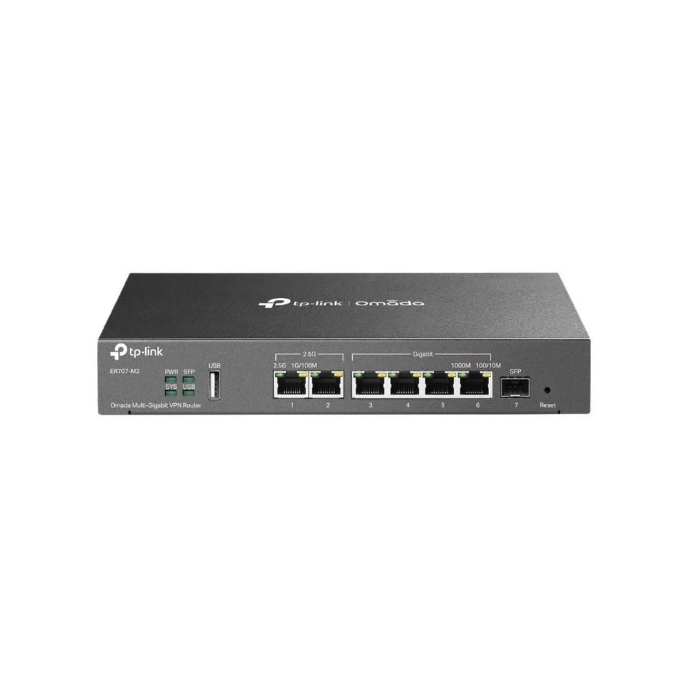 TP-COLLEGAMENTO Omada ER707-M2 V1 - Router 1GbE - montabile con la verga