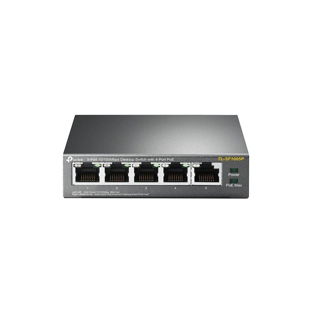 TP-LINK TL-SF1005P - Switch - senza gestione - 5 x 10/100 (4 PoE)