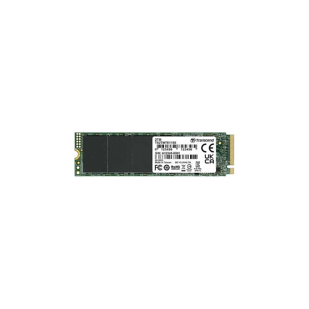 Transcend 115S - SSD - 1 TB - interno - M.2 2280 (doppia faccia)