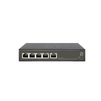 LevelOne Hilbert 5-Port Gigabit PoE Smart Lite Switch, 802.3at/af PoE, 4 uscite PoE, 60W PoE-Budget di potenza, Gestito, L2, Eth
