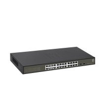 LevelOne Hilbert 26-Porta Gigabit Smart Lite Switch, 24 x Gigabit RJ45, 2 x Gigabit SFP, Gestito, L2, Ethernet Gigabit (10/100/1