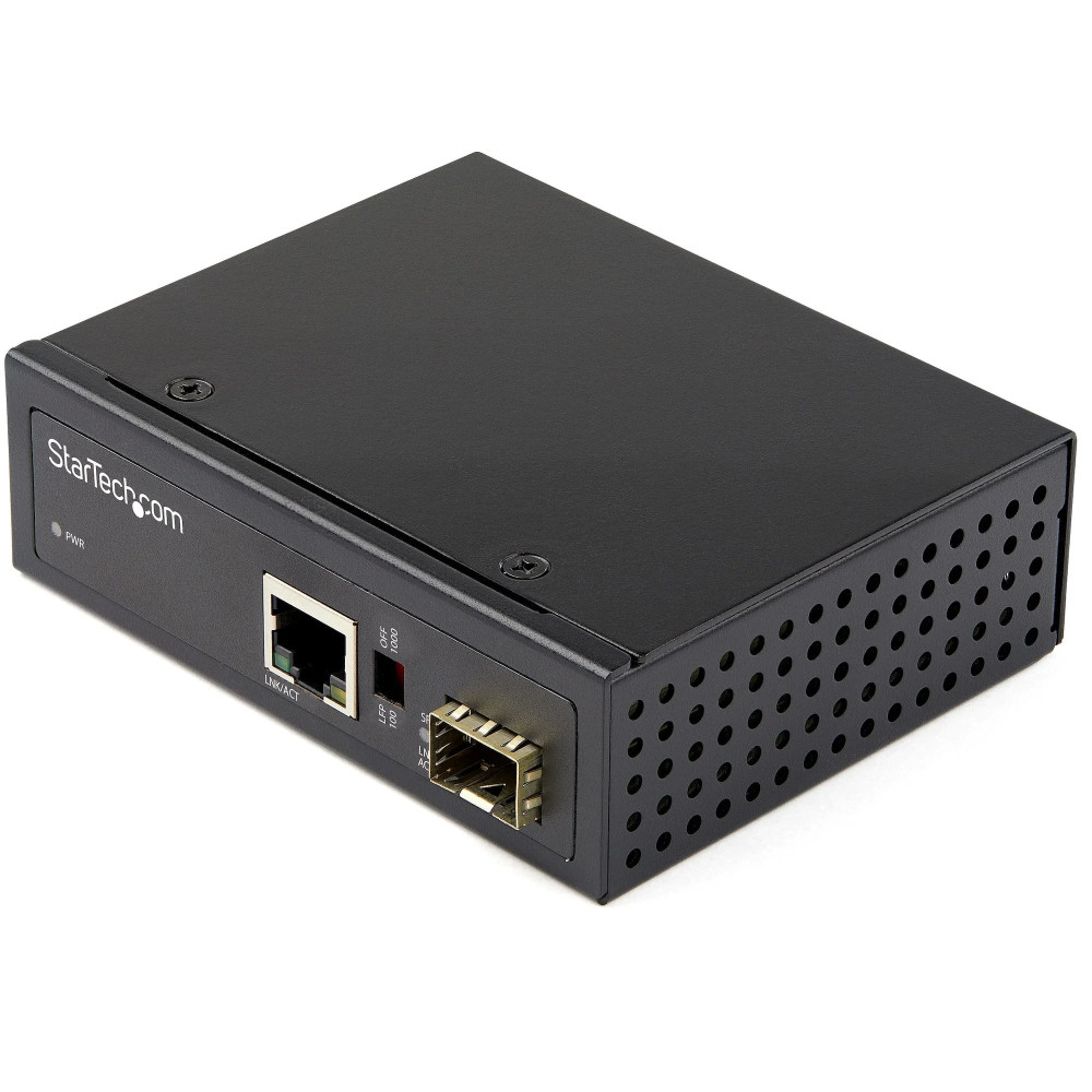 StarTech.com Industrial Media Converter - Mediabridge di conversione media a 1 Gbit/s LWL Cavo - Monomodo-/Multimodo fibra ottic