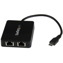 StarTech.com adattatore USB-C su Dual-Adattatore Ethernet Gigabit con USB (Tipo-A)