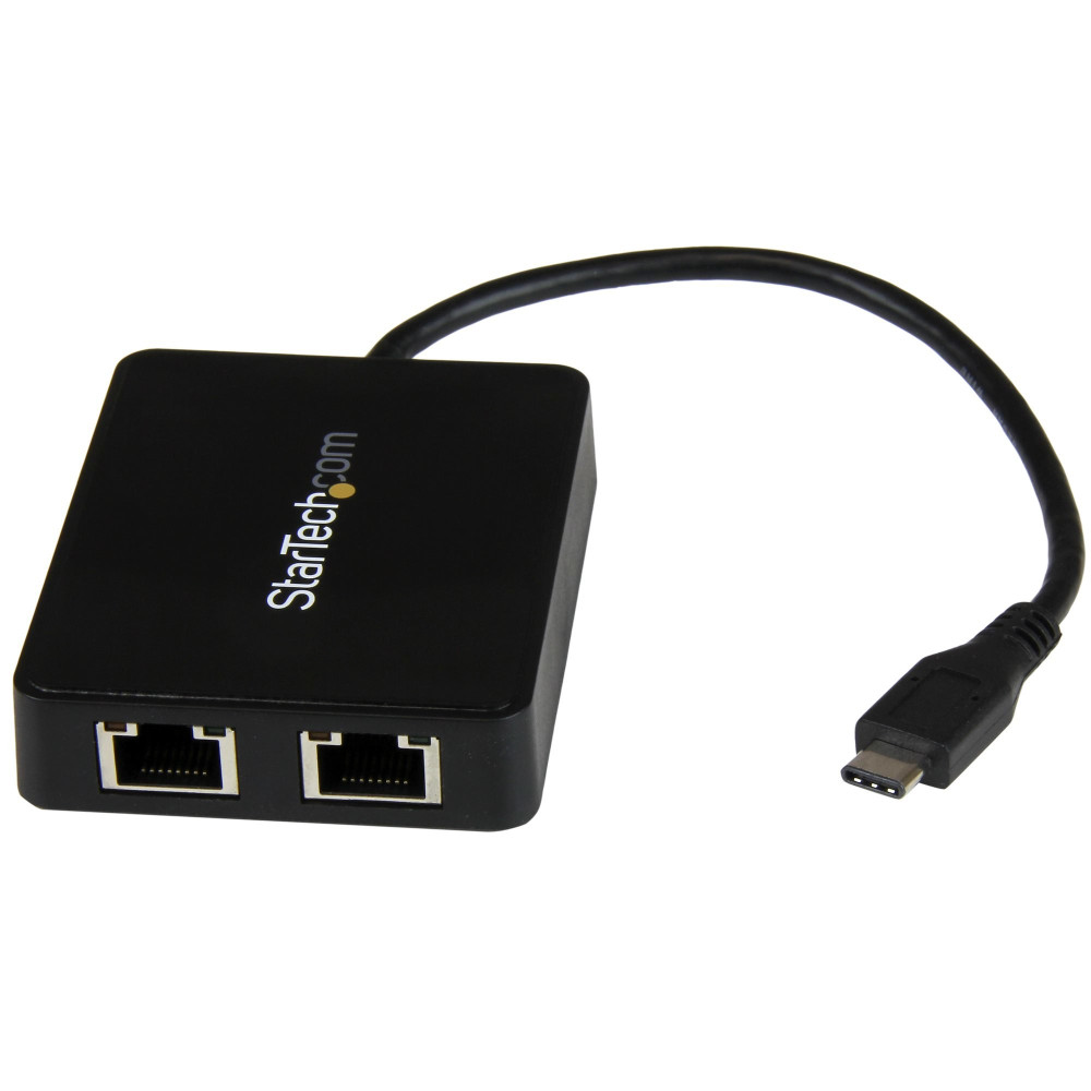 StarTech.com adattatore USB-C su Dual-Adattatore Ethernet Gigabit con USB (Tipo-A)