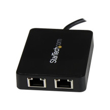 StarTech.com adattatore USB-C su Dual-Adattatore Ethernet Gigabit con USB (Tipo-A)