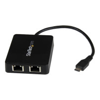 StarTech.com adattatore USB-C su Dual-Adattatore Ethernet Gigabit con USB (Tipo-A)