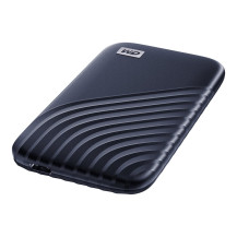 WD My Passport SSD WDBAGF0010BBL - SSD - crittografato - 1 TB - esterno (trasportabile)