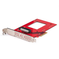 StarTech.com U.3 adattatore PCIe per 2,5" dischi SSD NVMe U.3, PCIe 4.0 x4 - adattatore di interfaccia - 2,5" (6,4 cm)