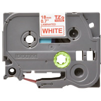 Brother TZe-242 - Autocollante - Rosso su Bianco - Rolla (1,8 cm x 8 m)