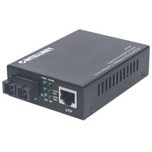 Convertitore di media Intellinet Gigabit Ethernet Single Mode, 10/100/1000Base-T a 1000Base-Lx (SC)
