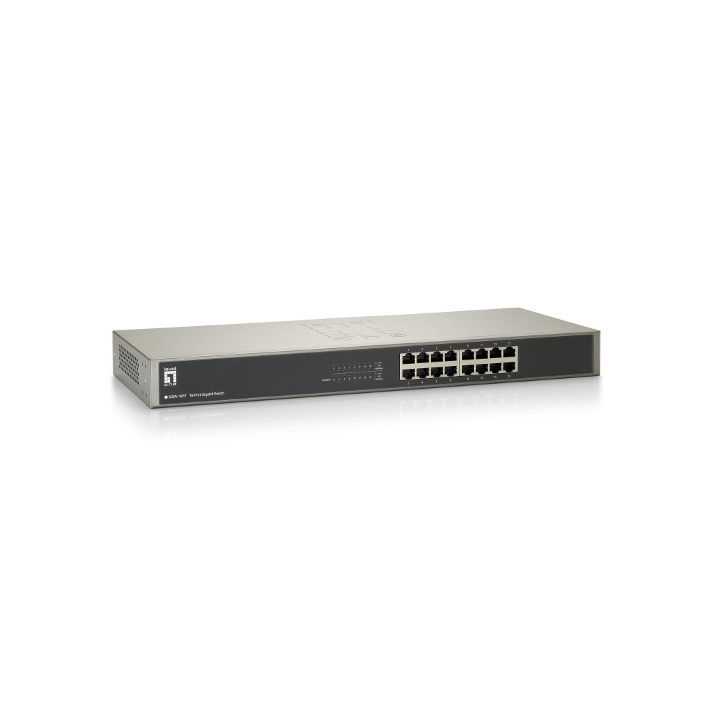 LevelOne GSW-1657 - Switch - 16 x 10/100/1000