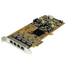 StarTech.com scheda di rete Gigabit Power over Ethernet a 4 porte PCI Express - PSE / PoE NIC PCI Express - 4-quad (Quad)