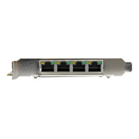 StarTech.com scheda di rete Gigabit Power over Ethernet a 4 porte PCI Express - PSE / PoE NIC PCI Express - 4-quad (Quad)