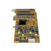 StarTech.com scheda di rete Gigabit Power over Ethernet a 4 porte PCI Express - PSE / PoE NIC PCI Express - 4-quad (Quad)