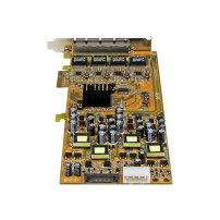 StarTech.com scheda di rete Gigabit Power over Ethernet a 4 porte PCI Express - PSE / PoE NIC PCI Express - 4-quad (Quad)