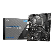 MSI PRO H610M-G DDR4 - Scheda madre - micro ATX - Sockel LGA1700 - Chipset H610 - USB 3.2 Gen 1 - LAN Gigabit - Integrato-Grafic
