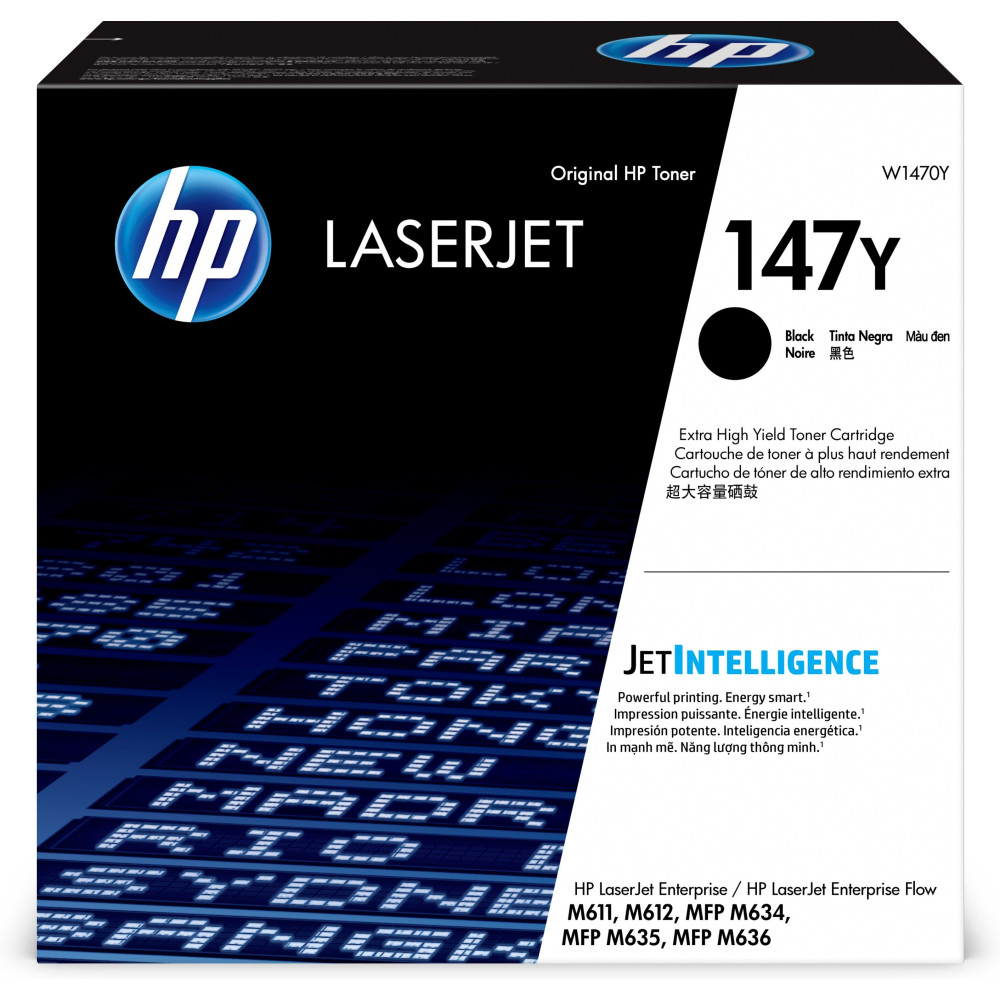 HP Cartuccia toner nero originale LaserJet 147Y ad altissima capacità HP Cartuccia toner nero originale LaserJet 147Y ad altissima capacità