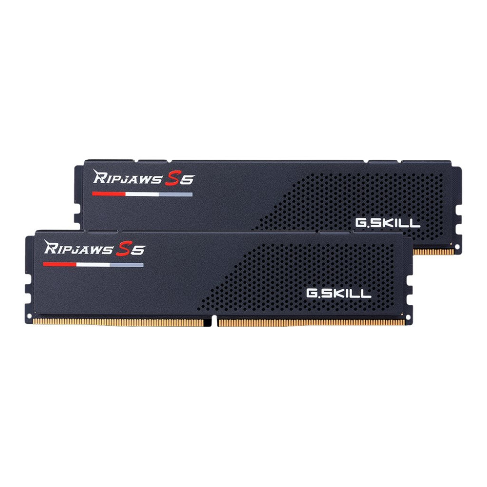 G.Skill Ripjaws S5 F5-5600J3636C16GX2-RS5K, 32 GB, 2 x 16 GB, DDR5, 5600 MHz, 288-pin DIMM, Nero