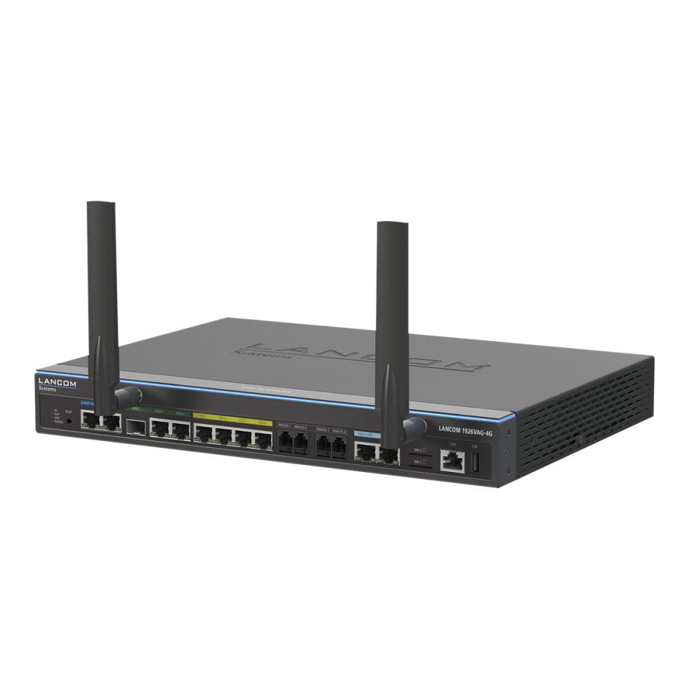 Lancom 1926VAG-4G - Router - ISDN/WWAN (probabilmente un errore di digitazione, WWAN dovrebbe essere WAN o simile)-Porta-Switch